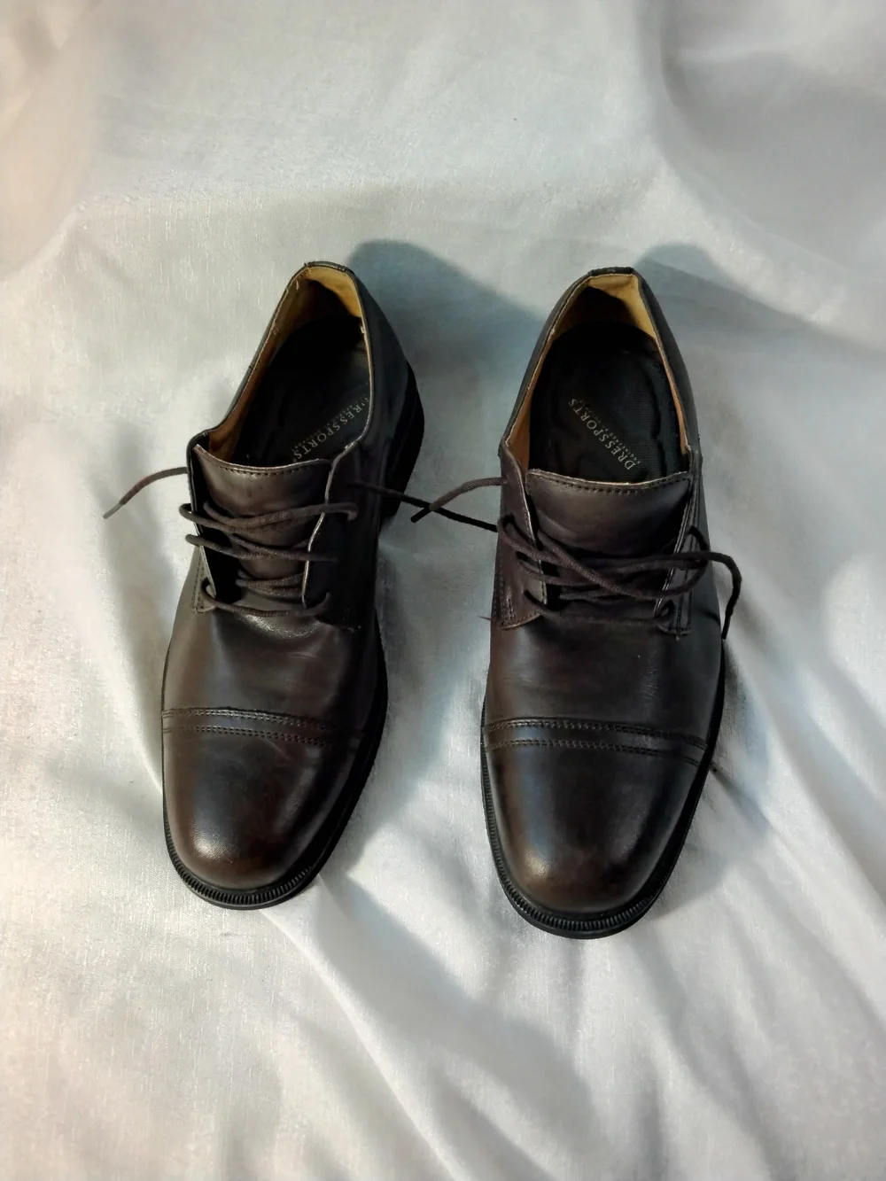 Rockport Dressport Men's Dark Brown Leather Derby Oxfords